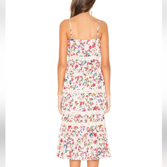 Lovers and Friends Lani Midi Dress in Peony Floral - Picture 2 of 2